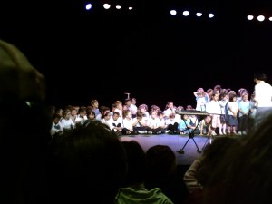 Chorale de MS et GS Velpeau au Théâtre du Firmin 