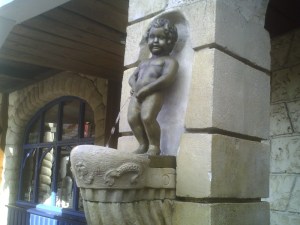 Le "Manneken Pis" de Bruxelles...