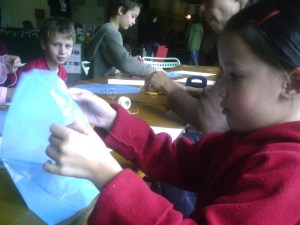 Enfin, après 3 essais, mon parachute découpé !