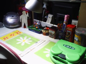 Voilà, le bureau de Nanni ...