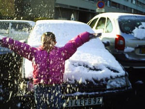 Youpie !!! Il a neigé !