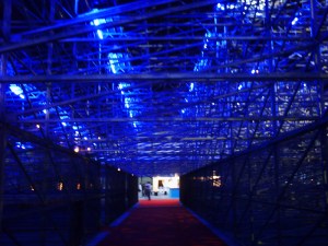 Sous les sièges ... c'est fluo!