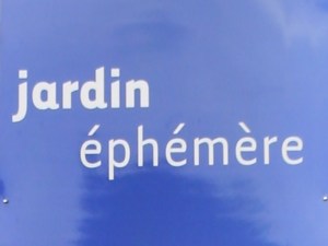 Jardin éphémère