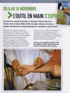 L'expo à la mairie et notre artiste