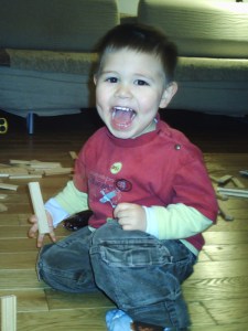 The devilish smile of a cool guy !