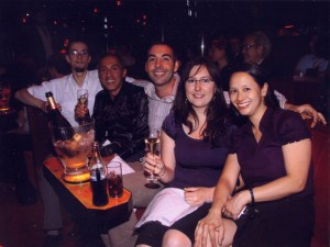 Au Crazy Horse avec my wonderful collègues ;-)